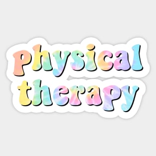 physical therapy Sticker